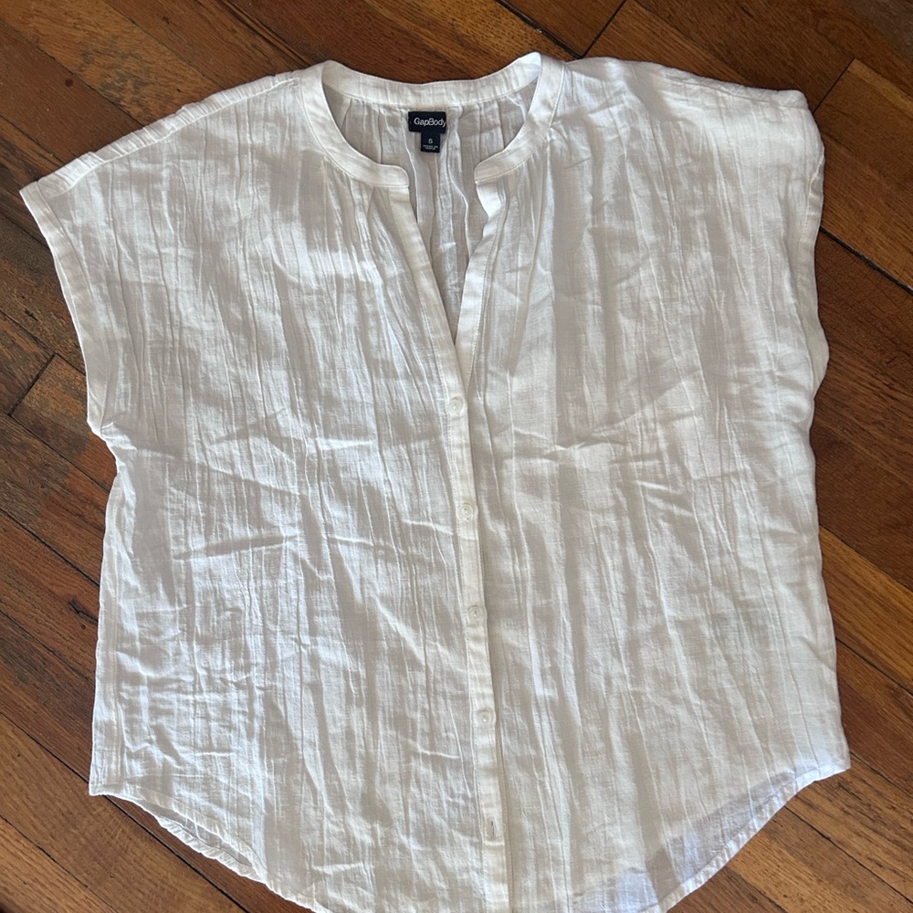 Casual White Blouse by Gap